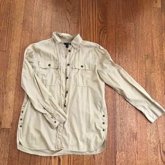 J. Crew Tops - J.Crew Khaki Shirt